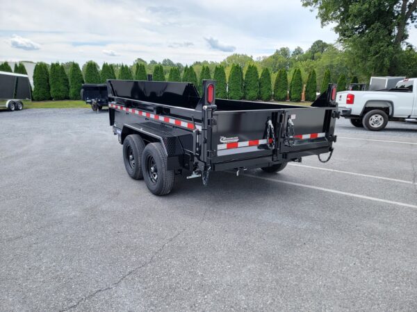 6' X 12' 10K Sure-Trac Telescopic Low Profile Dump Trailer ST7212TLD-B-100 - Image 5