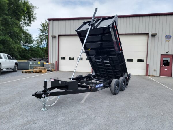 6' X 12' 10K Sure-Trac Telescopic Low Profile Dump Trailer ST7212TLD-B-100 - Image 11