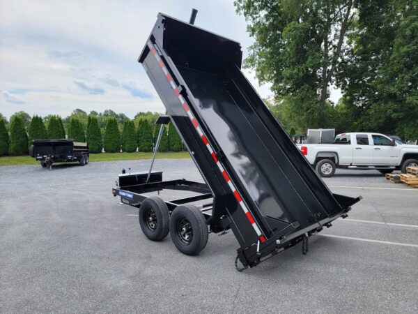 6' X 12' 10K Sure-Trac Telescopic Low Profile Dump Trailer ST7212TLD-B-100 - Image 12