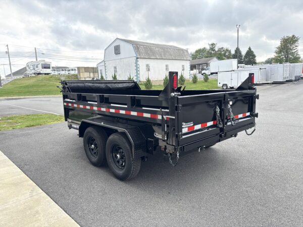 7' X 12' 12K Sure-Trac HD Telescopic Dump Trailer ST8212TLDD-B-120 - Image 5