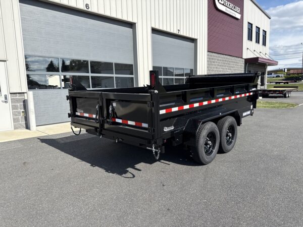 7' X 14' 14K Sure-Trac HD Scissors Dump Trailer ST8214HLOD-B-140 - Image 3