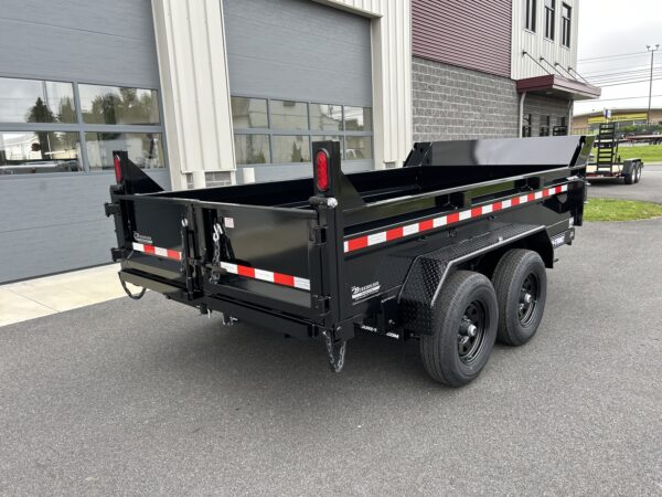 6' X 12' 10K Sure-Trac SD Low Profile Dump Trailer ST7212D1R-B-100 - Image 4