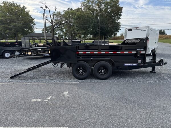 7' X 12' 14K Sure-Trac HD Telescopic Dump Trailer ST-HTDU8212-140 - Image 9