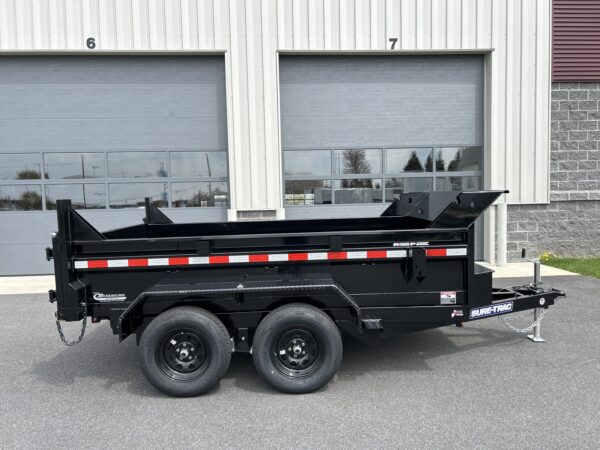 6' X 10' 7K Sure-Trac SD Low Profile Dump Trailer ST7210D1R-B-070 - Image 5