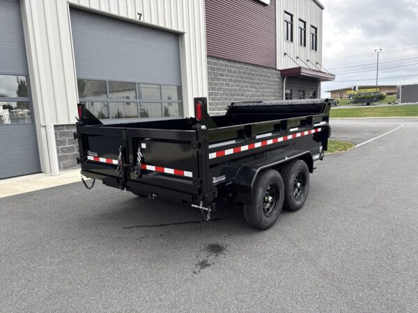 7' X 12' 12K Sure-Trac HD Scissors Dump Trailer ST-HSDU8212-120 - Image 3