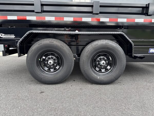 7' X 12' 12K Sure-Trac HD Telescopic Dump Trailer ST8212TLDD-B-120 - Image 12