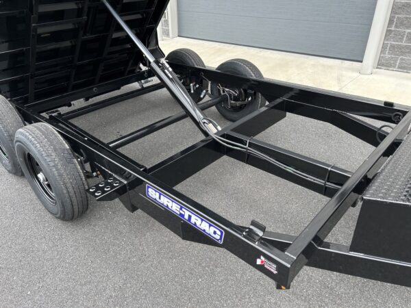 6' X 12' 10K Sure-Trac SD Low Profile Dump Trailer ST7212D1R-B-100 - Image 14