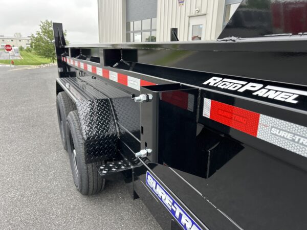 6' X 12' 10K Sure-Trac SD Low Profile Dump Trailer ST7212D1R-B-100 - Image 10