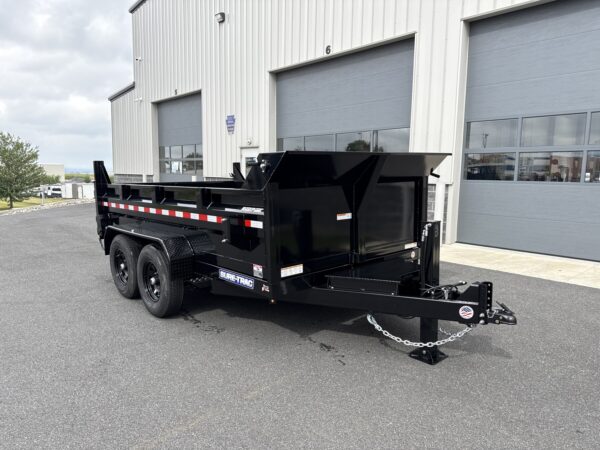 7' X 12' 12K Sure-Trac HD Scissors Dump Trailer ST-HSDU8212-120