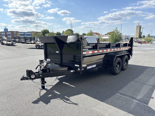 7' X 14' 14K Sure-Trac HD Scissors Dump Trailer ST8214HLOD-B-140 - Image 6