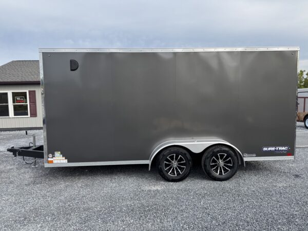 7' x 16' 7K Sure-Trac Pro Series Wedge Cargo Enclosed Trailer STW8416TA - Image 6