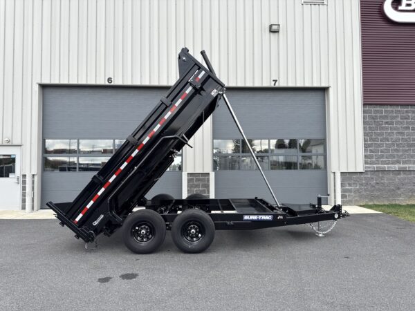7' X 12' 12K Sure-Trac HD Telescopic Dump Trailer ST8212TLDD-B-120 - Image 14