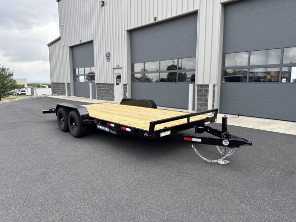 18' 10K Sure-Trac C-Channel Car Trailer ST8218CHW-B-100