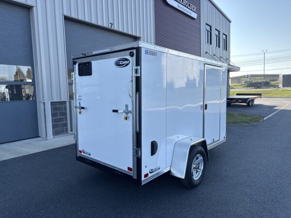 5'X10' 3K ITI Cargo Flat Top V-Nose Enclosed Trailer - Image 3