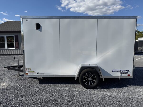 6' x 12' 3K Sure-Trac Pro Series Wedge Cargo Enclosed Trailer STW7212SA - Image 6