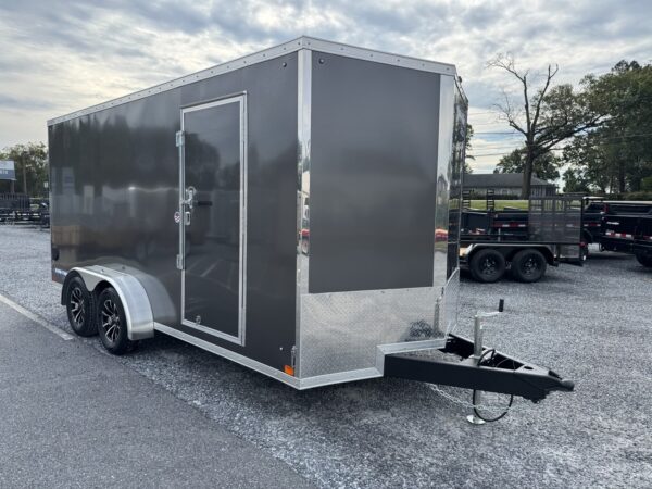 7' x 16' 7K Sure-Trac Pro Series Wedge Cargo Enclosed Trailer STW8416TA