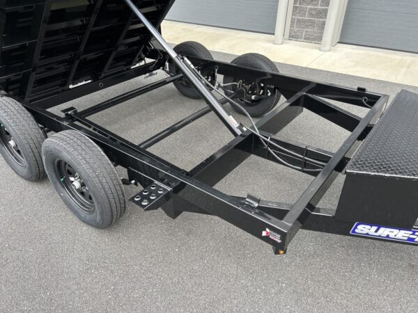 6' X 10' 7K Sure-Trac SD Low Profile Dump Trailer ST7210D1R-B-070 - Image 11