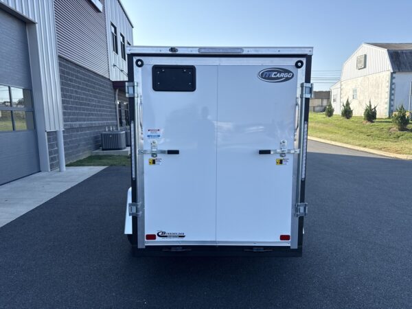 5'X10' 3K ITI Cargo Flat Top V-Nose Enclosed Trailer - Image 4