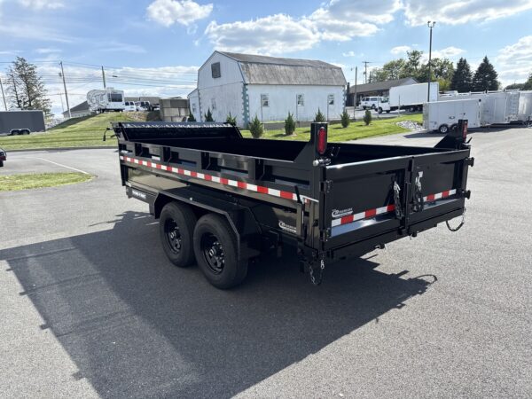7' X 14' 14K Sure-Trac HD Scissors Dump Trailer ST8214HLOD-B-140 - Image 5