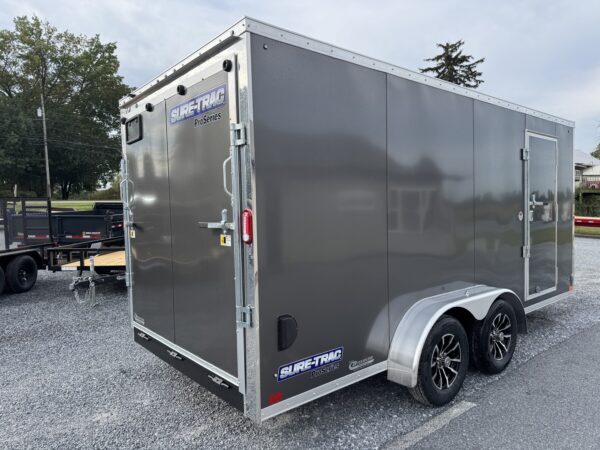 7' x 16' 7K Sure-Trac Pro Series Wedge Cargo Enclosed Trailer STW8416TA - Image 3