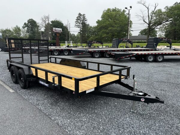 7' x 16' 7K Sure-Trac Tube Top Landscape Trailer STUTT8216-BP-070