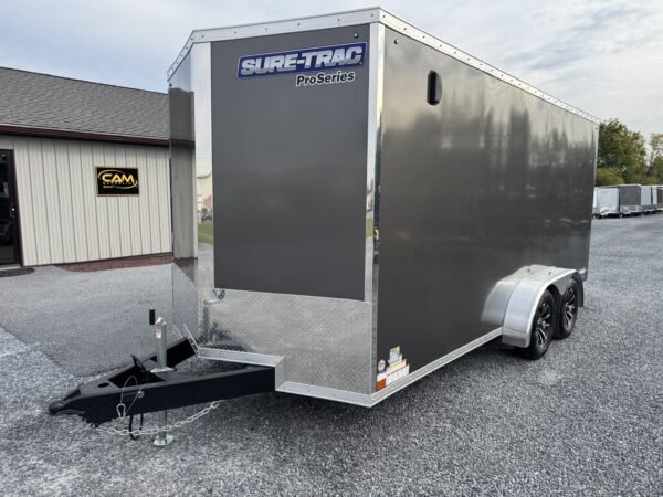 7' x 16' 7K Sure-Trac Pro Series Wedge Cargo Enclosed Trailer STW8416TA - Image 7