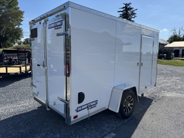 6' x 12' 3K Sure-Trac Pro Series Wedge Cargo Enclosed Trailer STW7212SA - Image 3