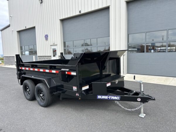 6' X 10' 7K Sure-Trac SD Low Profile Dump Trailer ST7210D1R-B-070