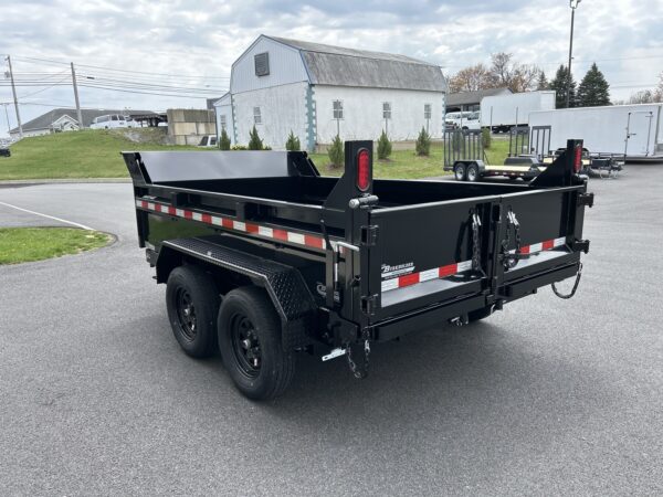 6' X 10' 7K Sure-Trac SD Low Profile Dump Trailer ST7210D1R-B-070 - Image 3