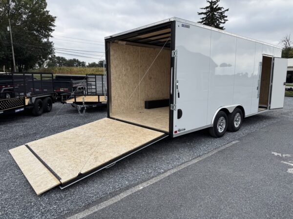 8.5' x 20' 10K ITI Cargo Flat Top V-Nose Enclosed, Car Trailer - Image 10