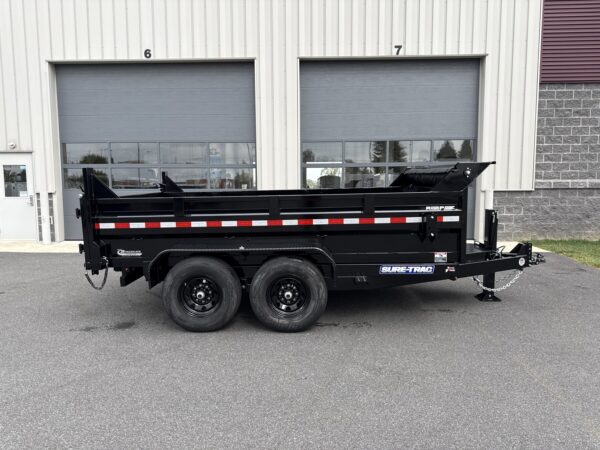 7' X 12' 12K Sure-Trac HD Scissors Dump Trailer ST-HSDU8212-120 - Image 2