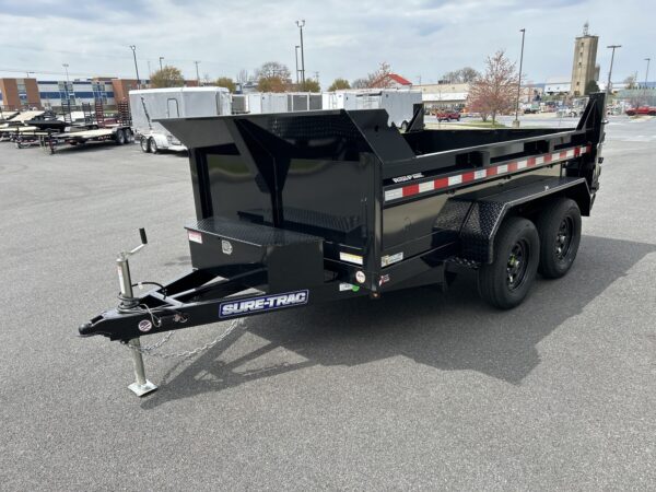 6' X 10' 7K Sure-Trac SD Low Profile Dump Trailer ST7210D1R-B-070 - Image 4