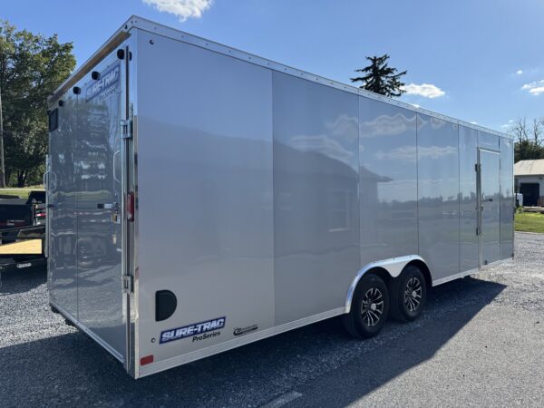 8.5' x 24' 10K Sure-Trac Pro Series Enclosed, Car Trailer STWCH10224TA-100 - Image 3