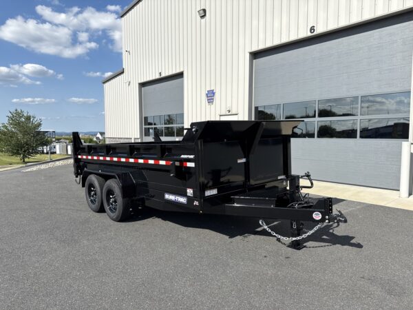 7' X 14' 14K Sure-Trac HD Scissors Dump Trailer ST8214HLOD-B-140