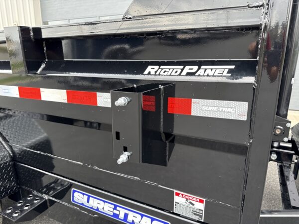 7' X 12' 12K Sure-Trac HD Telescopic Dump Trailer ST8212TLDD-B-120 - Image 11