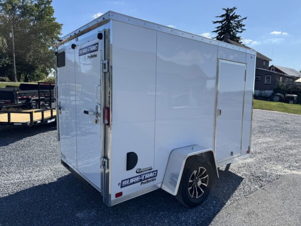 6' x 10' 3K Sure-Trac Pro Series Wedge Cargo Enclosed Trailer STW7210SA - Image 3