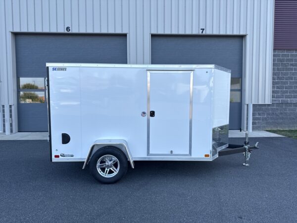 5'X10' 3K ITI Cargo Flat Top V-Nose Enclosed Trailer - Image 2