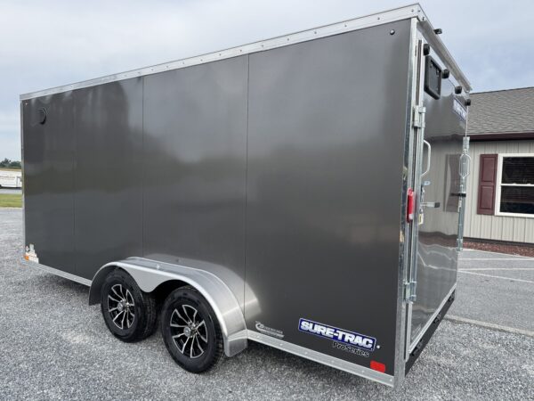 7' x 16' 7K Sure-Trac Pro Series Wedge Cargo Enclosed Trailer STW8416TA - Image 5