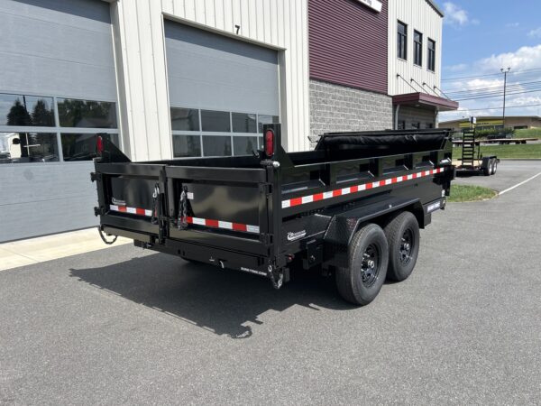 7' X 14' 14K Sure-Trac HD Telescopic Dump Trailer ST-8214TLDD-B-140 - Image 2