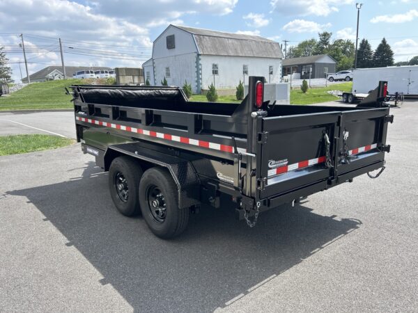 7' X 14' 14K Sure-Trac HD Telescopic Dump Trailer ST-8214TLDD-B-140 - Image 4