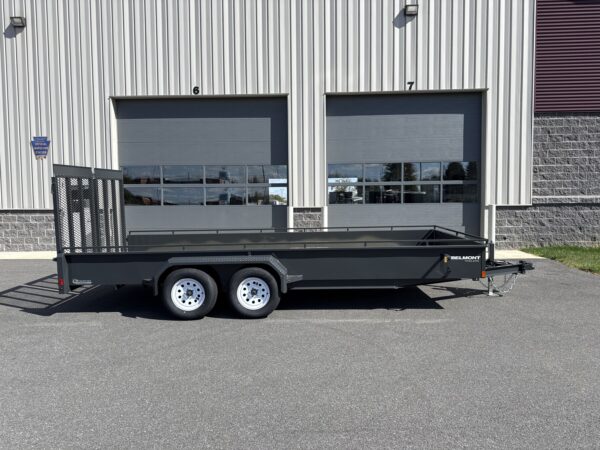 7' x 18' 7K Belmont Solid Side Landscape Trailer LT618SS-7K - Image 2