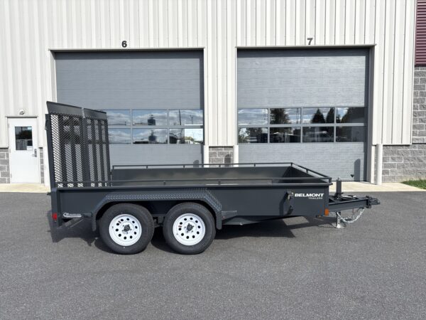7' x 12'-7K Belmont Solid Side Landscape Trailer LT612SS-7K - Image 2