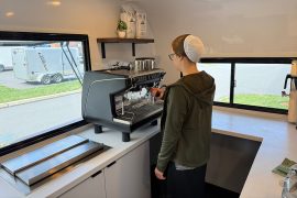 Coffee Trailer at Burkholders